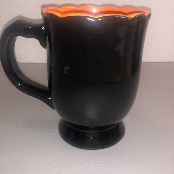 Cup Mug La Calavera Skull "Day of the Dead" Destination Holiday scalloped - Picture 3 of 8